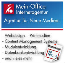 Mein-Office Webdesign, die Internetagentur für Frankfurt, Hessen und Rhein - Main